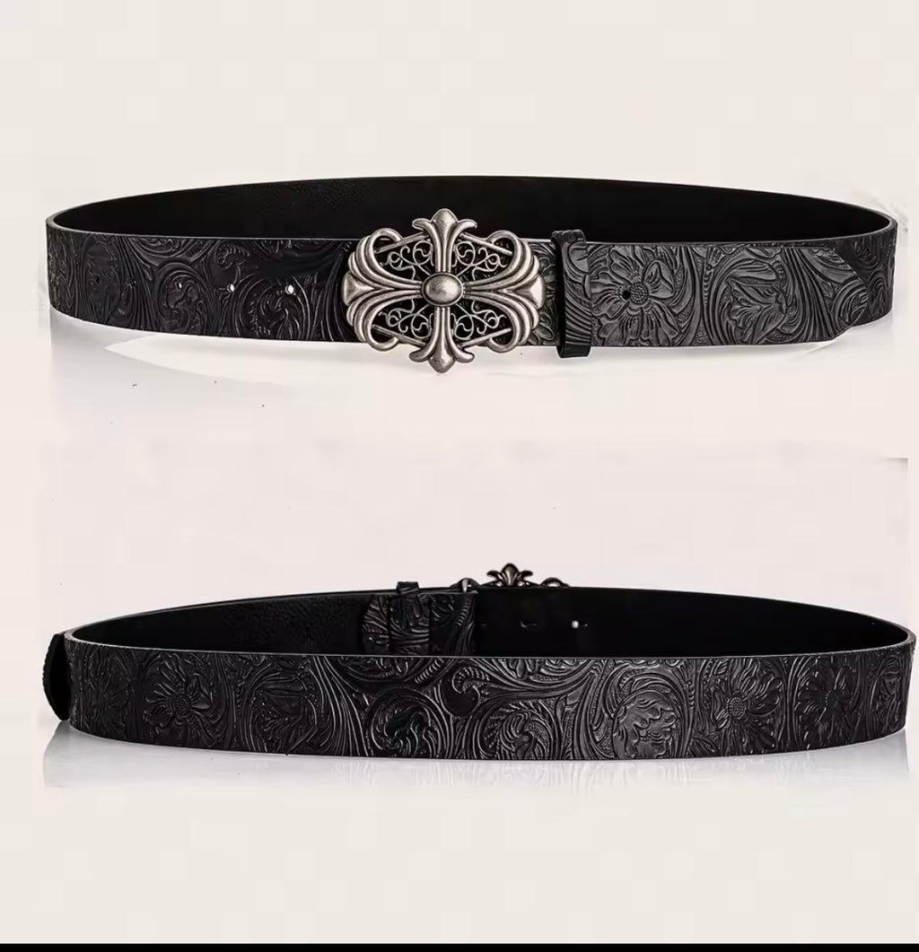 Ceinture rétro vintage noir
