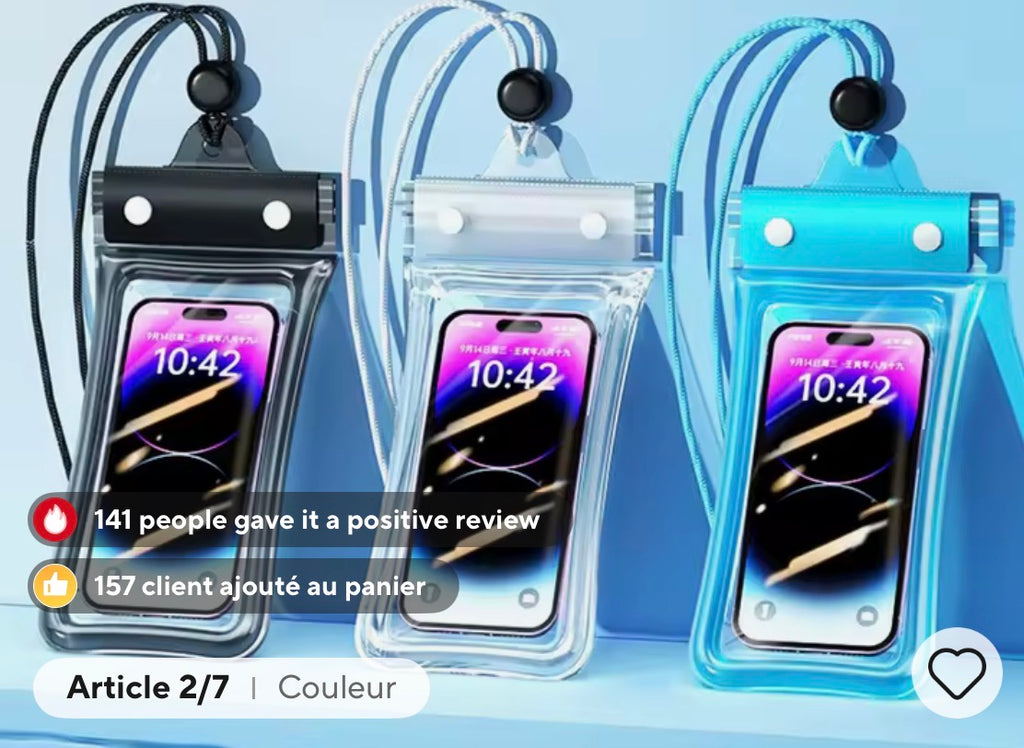 Pochette pour tout type de téléphone