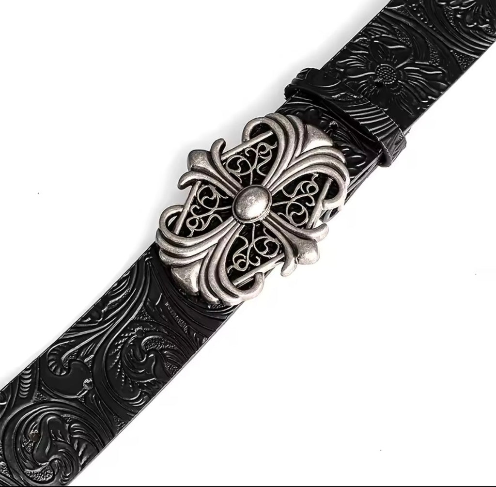 Ceinture rétro vintage noir