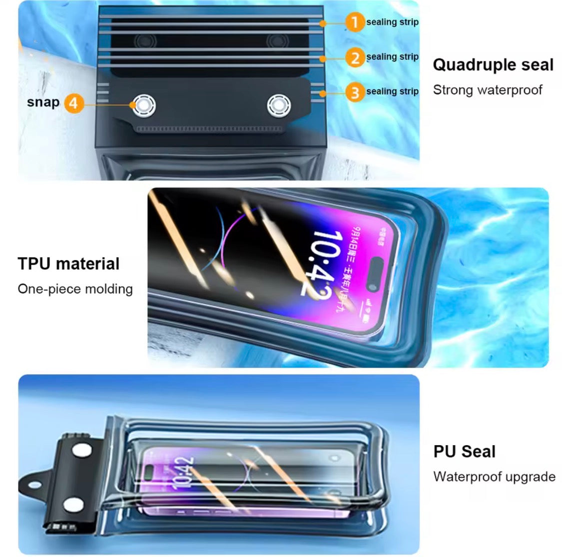 Pochette pour tout type de téléphone